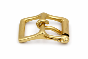 Boucle de fixation en laiton pour sac, type barre roulante centrale pour talon haut, 25 mm - Product Image 2
