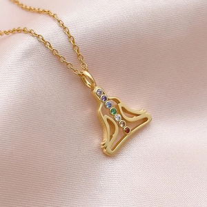 18K Gold Plated 7 Chakra Necklace Women Natural <b>Healing</b> <b>Crystal</b> Gemstone Yoga Meditation Pendant Spiritual Reiki Energy Party - Product Image 1