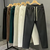 Pantalon de Costume Décontracté Premium pour Homme, Coupe Droite, Plissé à l'Avant, Léger, Sans Repassage, Taille Extensible