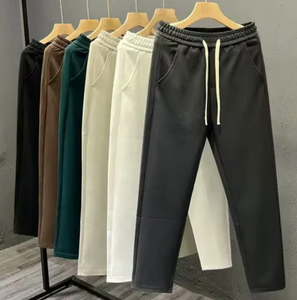 กางเกงขายาวทรงตรงผู้ชาย ทรงปกติ จีบด้านหน้า น้ำหนักเบา ไม่ต้องรีด พรีเมียม สวมใส่สบาย เอวยางยืดได้ เหมาะสำหรับใส่กับสูท - Product Image 5