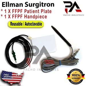 ชุดอุปกรณ์เสริมสำหรับเครื่องผ่าตัดด้วยคลื่นวิทยุ Ellman Surgitron FFPF พร้อมเสาอากาศ H4 และแผ่นยึดติดผู้ป่วยแบบใช้ซ้ำได้ ฆ่าเชื้อได้ด้วยหม้อนึ่งความร้อน ได้รับมาตรฐาน CE - Product Image 6