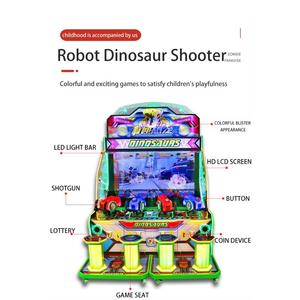 Máquina Arcade de Disparo de Bolas de Dinosaurios para 4 Jugadores, Operada con Monedas, Hardware Acrílico, Pantalla HD de 450W, Impacto Visual 3D, Juego de Lanzamiento de Bolas - Product Image 4