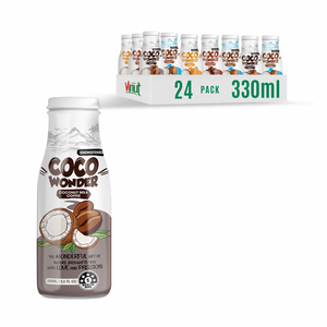 Jus de purée d'aloe vera VINUT, boisson naturelle enrichie en vitamine C et antioxydants, 12 Brix, 330 ml x 24 canettes, bouteille PET, pour la vente en gros - Product Image 1