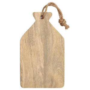 Planche à découper rectangulaire en bois massif de luxe, épaisse et grande, pour cuisine, vente en gros d'usine - Product Image 3