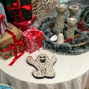 High Quality MDF Mosaic Ghost Shape <b>Halloween</b> Christmas Graduation Home Party Festival Inlay Tabletop <b>Decoration</b> Luxury - Product Image 4