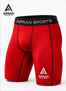 Pantalones Cortos de Compresión para Hombre Tallas Grandes, de Secado Rápido, Transpirables, para Entrenamiento Atlético, Cintura Media, Ajustados, Deportivos - Product Image 3