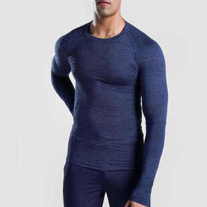 Full <b>Sleeve</b> Men Fitness Gym Sport Running T-Shirt Quick Dry <b>Long</b> <b>Sleeve</b> Workout <b>Training</b> Compression T-Shirts - Product Image 3