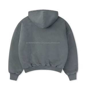 Sudadera con Capucha Extra Grande para Hombre, con Logotipo Personalizado, Tejido Grueso y Pesado, Estilo Terry, Hombros Caídos - Product Image 2