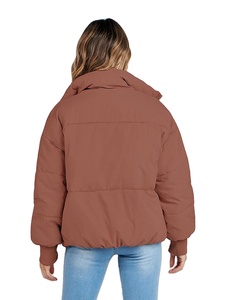 2025 nuevo producto de talla grande chaqueta acolchada para mujer chaqueta hinchada de moda chaquetas de burbujas al por mayor - Product Image 2