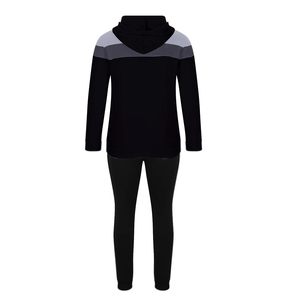 Survêtement d'hiver pour homme, fabriqué au Pakistan, à capuche, respirant, épais, avec poches latérales, 100% polyester/coton - Product Image 4