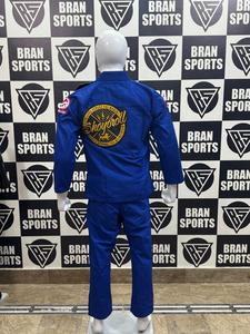 Competitor Blue Shoyorol Batch 136 Jiu Jitsu BJJ GI Uniform with Custom Logo Breathable 100% Cotton Gi - Product Image 2