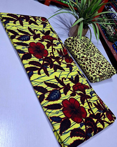 Tissu Sergé de Coton à Motif Imprimé Wax Africain Style Mozambique pour Chemises et Robes d'Enfants - Product Image 4