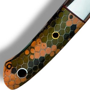 Cuchillos de Acero al Carbono de Alto Rendimiento con Estructura de Hoja Fija Resistente, Cómodo Empuñadura de Madera y Funda de Cuero para Uso - Product Image 5
