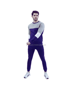 Ensemble de vêtements de sport d'hiver décontractés pour hommes personnalisés par OEM joggeurs à capuche respirants vêtements de sport grande taille 2 pièces décontracté écologique solide - Product Image 5