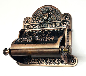 Bury Street London Victorian Style Metal <b>Toilet</b> <b>Roll</b> <b>Holder</b> Antique Copper Finish <b>Wall</b> <b>Mounted</b> <b>Toilet</b> Paper <b>Holder</b> - Product Image 4