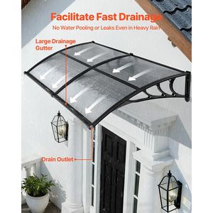 Tende da Sole per Finestre Esterne 38 x 78 Pollici con Staffa in ABS e Drenaggio per Protezione da Pioggia, Neve e Sole - Accessorio Premium per Finestre - Product Image 2