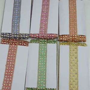 งานปักลูกปัดลายลูกไม้เซ็กซี่ทำมือ - ผ้าออร์แกนซ่าสำหรับรองเท้าและกระเป๋าที่เป็นมิตรกับสิ่งแวดล้อมและละลายน้ำได้ - Product Image 1