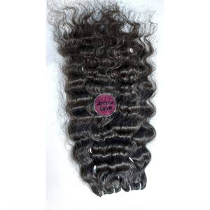 Lots de Cheveux Humains Naturels Bouclés Grade Remy Indien Brut Double Trame Donneur Unique 100g Toutes Couleurs Disponibles - Product Image 2