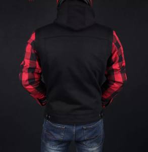 Camisa de Franela Premium para Motocicleta, Talla Grande, con Bolsillos para Armadura, Resistente al Viento y Transpirable, para Motociclistas de Calle y Turismo en Invierno - Product Image 6