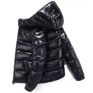 Premium Insulated Breathable Embroidered Vintage Hooded Unisex Puffer <b>Jackets</b> Cold Weather Solid Color Denim Outerwear Outdoor - Product Image 5