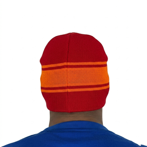Bonnet tricoté Hip-Hop pour homme et femme, bonnet chaud d'hiver avec broderie 3D, bonnet jacquard pour la plage et les affaires - Product Image 4