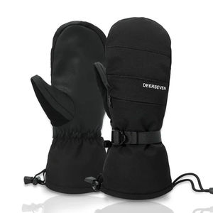 Mitaines de sport d'hiver Chic Seeker pour enfants de 2 à 6 ans – Adorables mitaines rayées en acrylique/coton pour garçons et filles, longueur poignet, pour le ski et les activités de plein air, chaudes et décontractées - Product Image 1