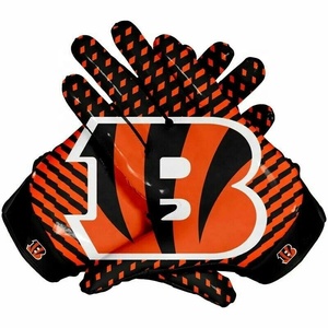 Gants de football américain pour hommes, personnalisés, en silicone, antidérapants, avec poignées, compatibles avec les écrans tactiles, extensibles, de qualité supérieure - Product Image 2