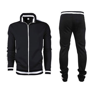 Best Selling Hooded Casual Men Gym Jogging Custom High Quality Sweatsuits Set Low Price Full <b>Zip</b> Athletic Track Suits - Product Image 1