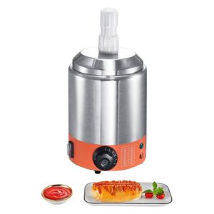 Dispenser Elettrico Commerciale per Formaggio 2.3 Qt, Scaldafonduta con Controllo Manuale della Temperatura 86-230 Fahrenheit, Dispenser in Plastica - Product Image 1