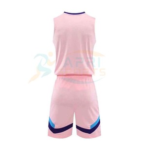 Envío Rápido, Conjunto de Uniforme de Baloncesto Juvenil Reversible, Sin Mangas, Poliéster, Unisex para Adultos, Impresión Sublimada, Logotipo Frontal - Product Image 3