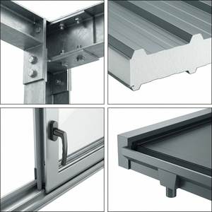 Module de bureau modulaire portable en structure acier 20/40 pieds, cabine pliable personnalisable pour usage extérieur en centre commercial, <span class=keywords><strong>kiosque</strong></span> de vente au détail - Product Image 4