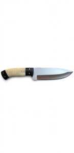 Custom Handmade Camping Stainless Steel <b>Knife</b> with Camel and Buffalo <b>Bone</b> <b>Handle</b> Fixed Blade DIY Grade OEM Available - Product Image 1