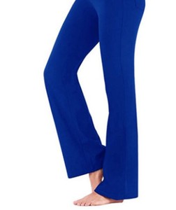 Pantalon de yoga décontracté pour femme, coupe droite, haute qualité, extensible, séchage rapide, couleur unie, taille ajustable, toile automne - Product Image 5