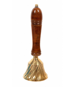 Campana de Mano de Latón de Primera Calidad, Estilo Clásico para Puja, con Sonido Claro, en Oferta, Precio de Fabricante Indio - Product Image 1
