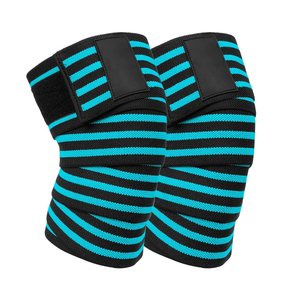 Bandes de genou élastiques en néoprène robustes pour la musculation avec protection professionnelle - Product Image 2