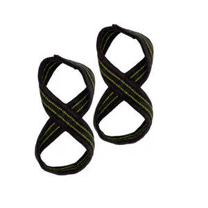 Correas Ajustables Acolchadas de Algodón con Logotipo Personalizado en Forma de 8 para Gimnasio, Fitness, Ejercicio, Levantamiento de Pesas y Peso Muerto - Product Image 3