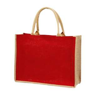 Bolsa de Almuerzo Resistente de Yute con Costuras Reforzadas y Acabado Premium - Product Image 6