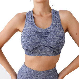 Soutien-gorge de sport pour femme à faible MOQ, prix raisonnable, confortable, dernière conception, sans couture - Product Image 5