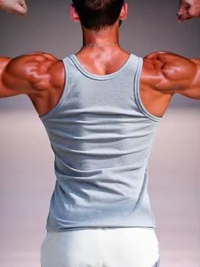 เสื้อกล้ามแฟชั่นผู้ชายแขนกุดมีสไตล์นุ่มน้ำหนักเบาสบาย ๆ ฤดูร้อนระบายอากาศได้ดีสวมใส่สบายทุกวันอินเทรนด์สมัยใหม่สตรีท - Product Image 6