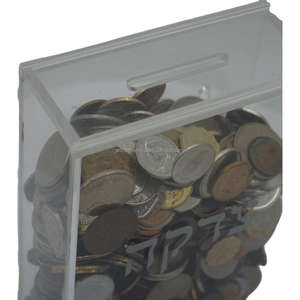 New Custom Wholesale Shabbat Gift Judaica Lucite Pushka Charity <b>Box</b> Money <b>Box</b> Collection Shabbos Jewish Acrylic Tzedakah <b>Box</b> - Product Image 2