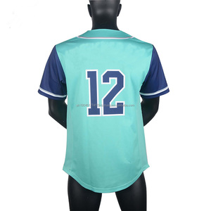 Maillots avec le nom et le numéro de l'équipe Maillots de baseball pas cher prix d'usine Sportswear Baseball Shirt Softball and Baseball Apparel Maillots de baseball - Product Image 3