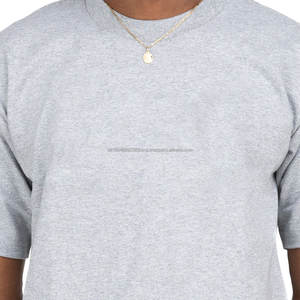 T-shirt pour homme en coton de qualité supérieure, design nouveau, coupe ample, épaules tombantes, marque vierge, surdimensionné - Product Image 6