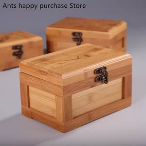 Heritage Wood Organizer Jewelry <b>Box</b> Rectangular Hinged Lid Classic Design 1 Layer Latch Dishwasher Safe Steamable Storage - Product Image 1