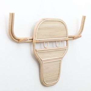 Buffalo rattan <b>wall</b> hook coat <b>clothes</b> organizer beautiful clothing hooks for <b>walls</b> decoration - Product Image 1