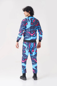 Black Breathable Eco-friendly Solid <b>Retro</b> 90s Streetwear Shell Suit 2 1 <b>Tracksuit</b> Unisex Winter Midweight Vintage Disco - Product Image 4