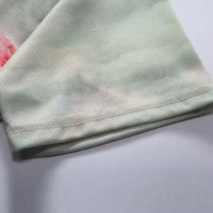 T-shirts personnalisés OEM en polyester par sublimation, tissu jersey respirant, grandes tailles, logo frontal, fonction de pressage à chaud - Product Image 6