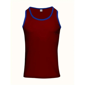 Fabricant de débardeurs décontractés haut de gamme pour hommes, chemises sans manches légères pour l'été, production sous marque privée - Product Image 3
