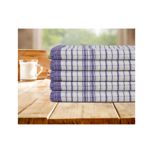 Wholesale 100% Cotton <b>Embroidered</b> Checked Golf 16x26 115 GSM Handmade Quick Absorbing Sustainable Machine Washable Tea <b>Towels</b> - Product Image 1