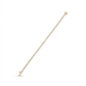 Wholesale Round Brilliant Lab Grown Diamond Tennis Bracelet IGI Certified Elegant Engagement Fine Jewelry 10K 14K 18K <b>Solid</b> <b>Gold</b> - Product Image 1