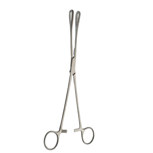 Pinzas Uterinas Schweizer de 10″ con Mordazas Rectas Dentadas de Acero Inoxidable, Instrumento Quirúrgico Ginecológico de Precisión - Product Image 2